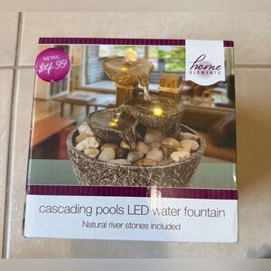 Home Elements Cascading Pools Led Water Fountain